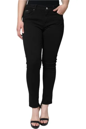 Dolce & Gabbana Skinny Jeans, female, , M, Skinny Denim Jeans with Zipper