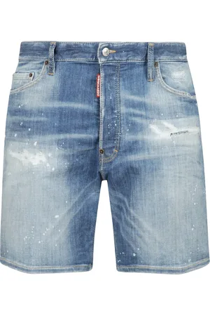 Dsquared2 Denim Shorts, male, , M, Denim Bermuda Shorts with Urban Style