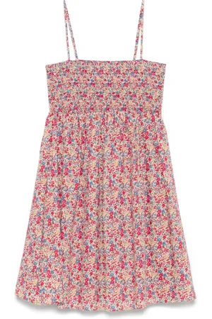 MC2 SAINT BARTH Summer Dresses, female, , S, Crimson Spaghetti Strap Dress Square Neck