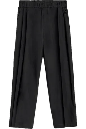 A PAPER KID Straight Trousers, male, , M, Elastic Waistband Hose with Pockets