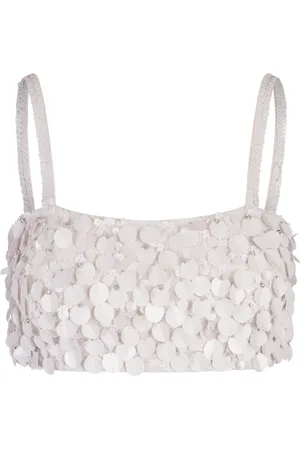 P.A.R.O.S.H. Sleeveless Tops, female, , XS, Top with Polyamide and Elastane