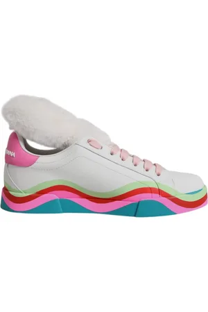 Dolce & Gabbana Sneakers, female, , 4 UK, Leather Plush Trainers