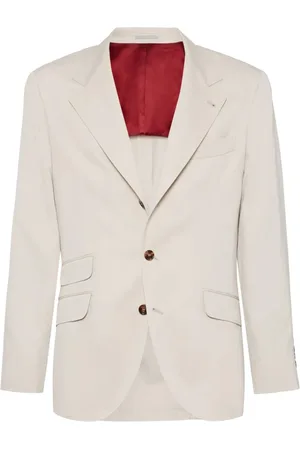 Brunello Cucinelli Blazers, male, , XL, Jacket with Button Fastening Pockets