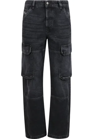 Diesel Straight Jeans, female, , W28, Cargo Jeans with Medium Waist Design
