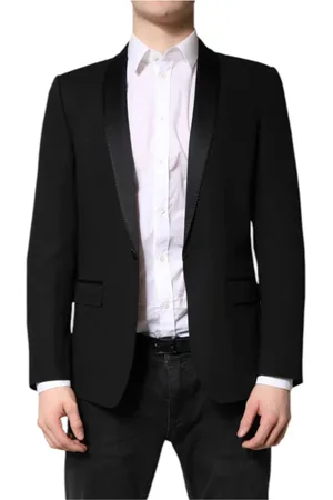 Dolce & Gabbana Luxury Silk Blend Slim Fit Blazer