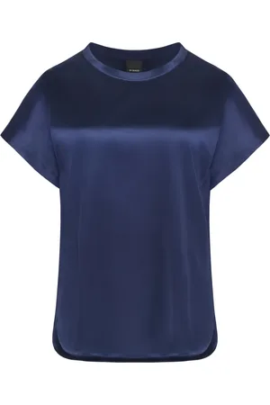 Pinko Silk Blouse with Cap Sleeves