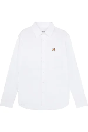 Maison Kitsuné Casual Shirts, male, , S, Classic Shirt with Fox Head Logo