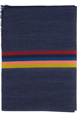 Paul Smith Multicolor Striped Wool Scarf