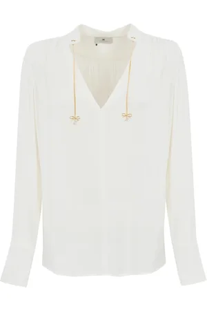 Elisabetta Franchi Georgette Long Sleeve Shirt