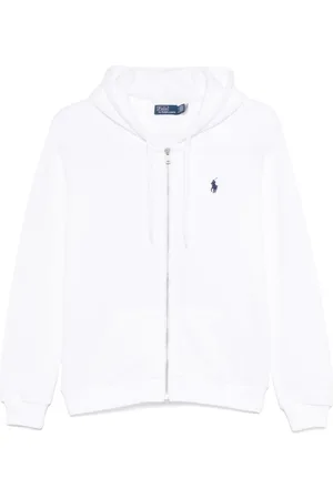 Ralph Lauren Zip-throughs, female, , L, Sweatshirt Bianco Ss25