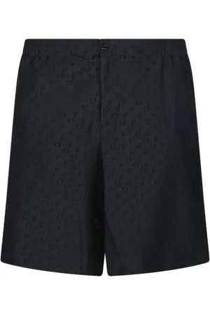 OFF-WHITE Casual Shorts, male, , L, Silkcot Bowling Shorts