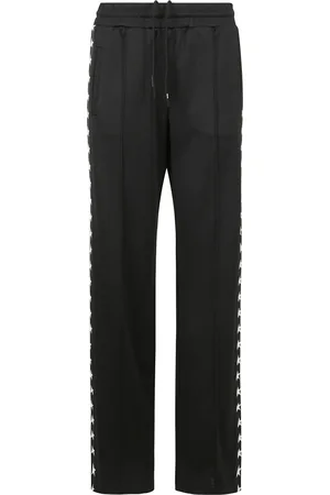 Golden Goose Wide Leg Jogging Trousers with Contrast Stars