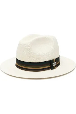 Max Mara Hats, female, , 57 CM, Ribbon Band Wide Brim Hat