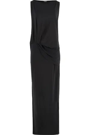 Jacquemus Maxi Dresses, female, , S, Draped Jersey Dress