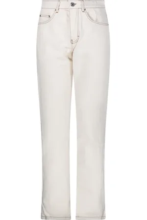 Ami Straight Jeans, male, , W31, Cream Jeans