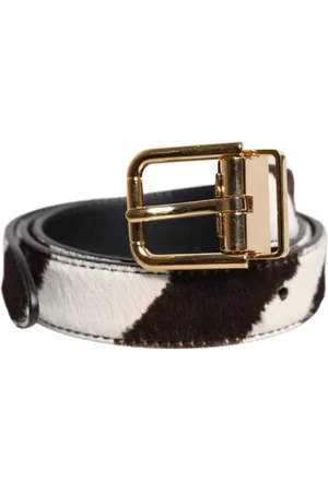Dolce & Gabbana Belts, female, , 75 CM, Luxury Pony Leather Waist Belt