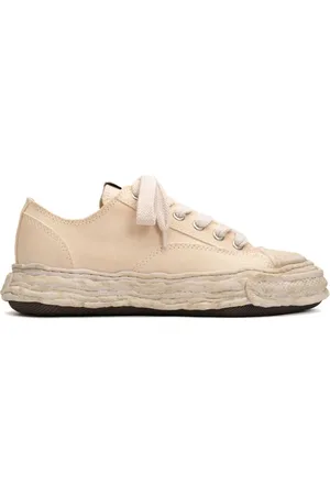 MIHARA YASUHIRO Sneakers, male, , 7 UK, Lace-Up Trainers with Logo Patch
