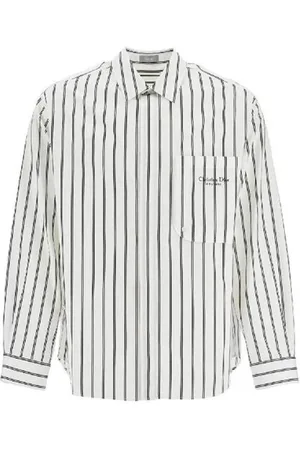 Dior Striped Cotton Shirt with Maxi Pocket