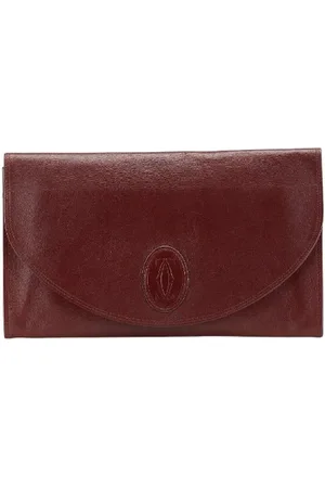 Cartier Pre-owned Clutches, female, , ONE SIZE, Pre-owned Leather clutches