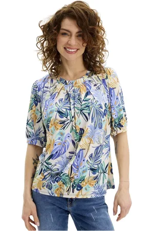 In Front Blouses, female, , 2XL, Grazia Blouse Multicolour Feminine Style