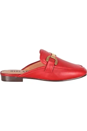 Bibi Lou Mules, female, , 8 UK, Metal Clasp Loafer Mule Shoe