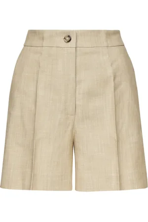 Pinko Casual Shorts, female, , S, High Waist Sand Shorts Frisottina Blend