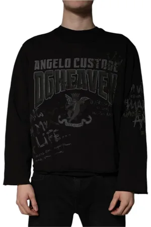 Dolce & Gabbana Round-neck Knitwear, male, , 2XL, Crew Neck Pullover Jumper