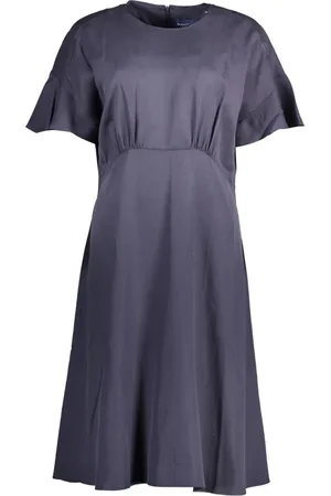 GANT Short Dress with Round Neck