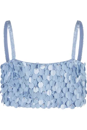 P.A.R.O.S.H. Sleeveless Tops, female, , S, Top with Polyamide and Elastane