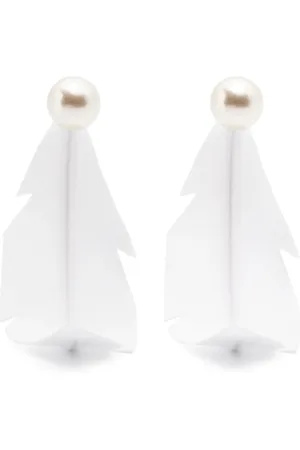 Marni Faux-Pearl Earrings with Post-Back Fastening