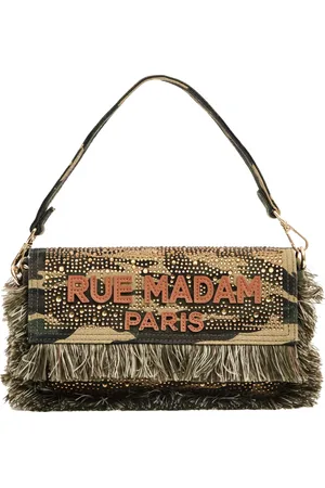 RUE MADAM Handbags, female, , ONE SIZE, Camouflage Shoulder Bag with Rhinestones