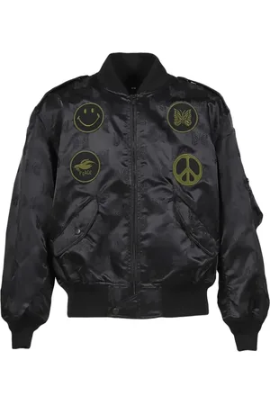 Pins & Needles Bomber Jackets, male, , L, Zip Baseball Collar Jacket
