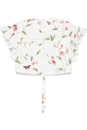 Giambattista Valli Blouses, female, , S, Printed Blouse with Drawstring