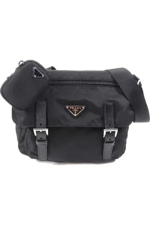 Prada Pre-owned Cross Body Bags, female, , ONE SIZE, Pre-owned Canvas shoulder-bags