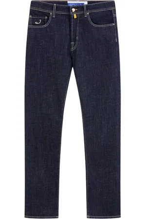 Jacob Cohen Bandana Detail Straight Leg Jeans