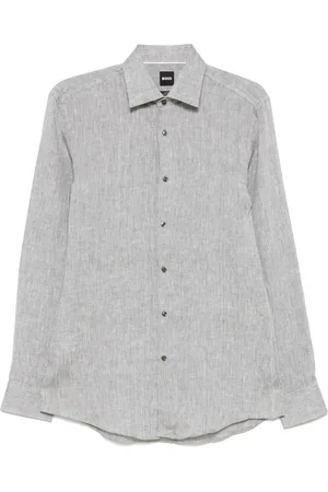 HUGO BOSS Slim Fit Linen Shirt, Designers Code