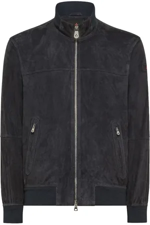 Peuterey Leather Jackets, male, , XL, Suede Jacket Sands Model
