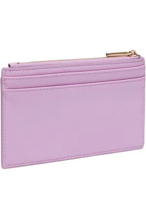 Liu Jo Saffiano Cardholder Lavender Zip Pocket