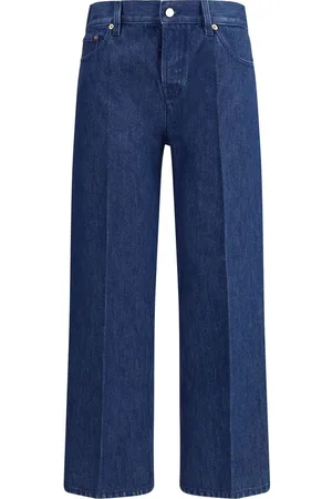 Gucci Vintage Button Straight-Leg Jeans