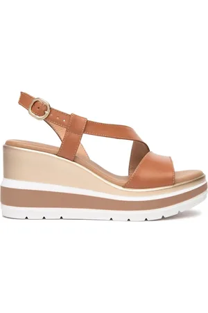 Nero Giardini Wedges, female, , 4 UK, Leather Wedge Sandals Women