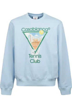 Casablanca Sweatshirts, male, , L, Metaphysical Tennis Icon Long Sleeve Sweatshirt