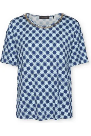 Elena Miro T-Shirts, female, , M, Monogram T-shirt with necklace