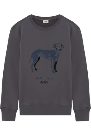 Autry Sweatshirts, male, , L, Blue Lacey Cotton Jumper
