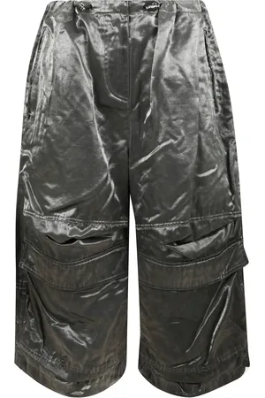 Diesel Long Shorts, female, , XS, Genderless Bermuda shorts with adjustable drawstrings