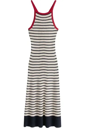 Tommy Hilfiger Maxi Dresses, female, , S, Striped Silk Dress