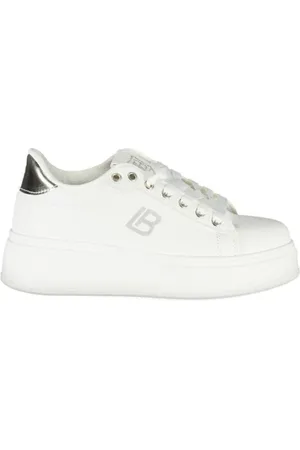 Laura Biagiotti Sparkling Rhinestone Trainers with Wedge