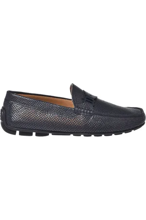BALDININI Loafers, male, , 8 UK, Blue perforated loafer