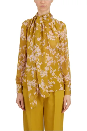 Elisabetta Franchi Silk Floral Shirt