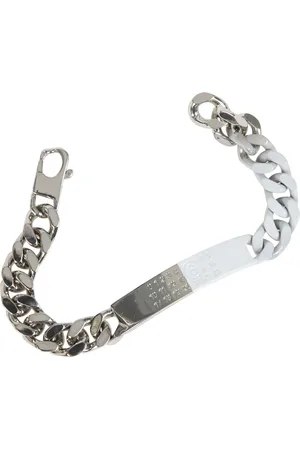 Maison Margiela Bracelets, female, , 2XL, Minimal Logo ID Tag Bracelet