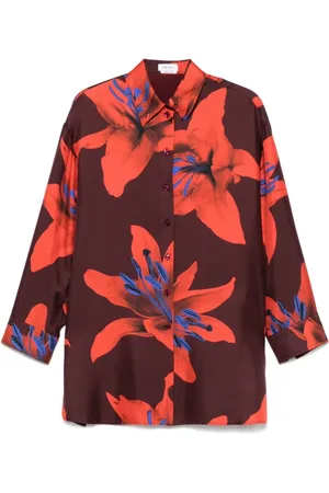 Alexander McQueen Shirts, female, , S, Multicolour Silk Shirt Elevate Wardrobe